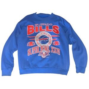 Vintage 90s Buffalo Bills Championship Sweatshirt Med (N)